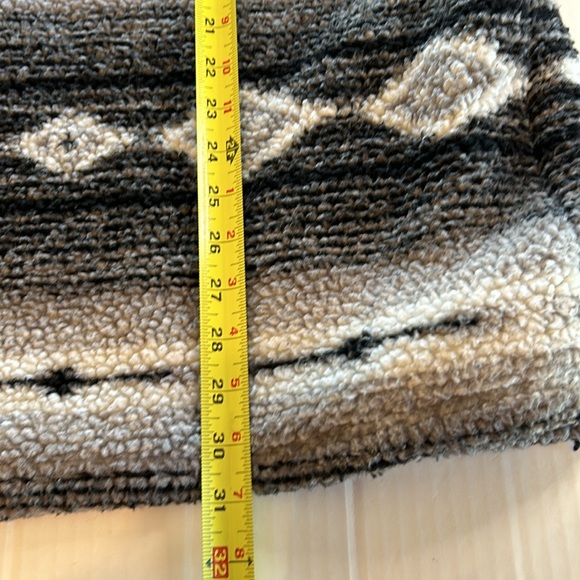 Wrangler Men’s Lined Western Sherpa Heavyweight Black/Cream Pullover. Size Large - Picture 12 of 13